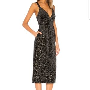 Jill Jill Stuart Velvet Sequin dress